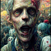 zombie wall art Poster 2