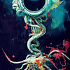 The Opulent Eyeball Of Xenomorphic Wall Art Poster