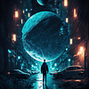Night Dimension Sci-Fi Wall Poster